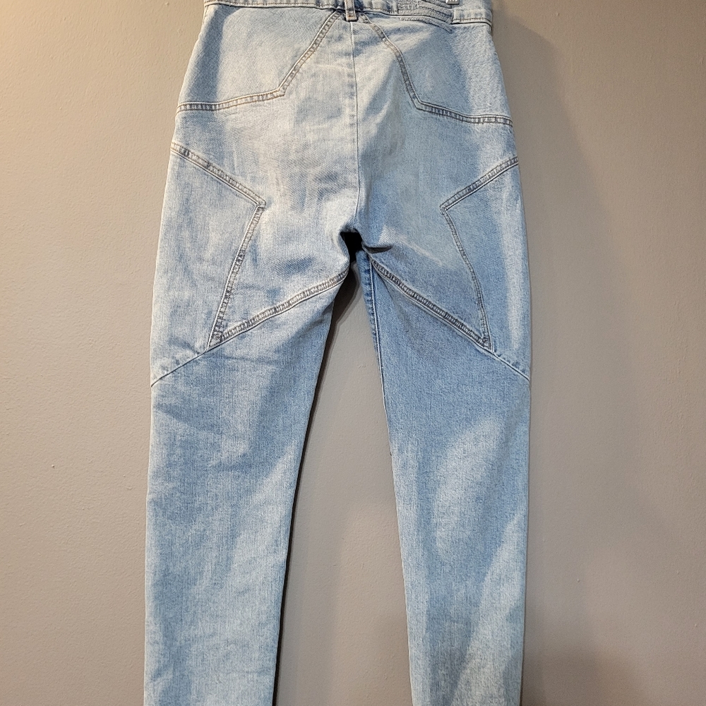 REVICE Light Wash Blue Ankle Jeans